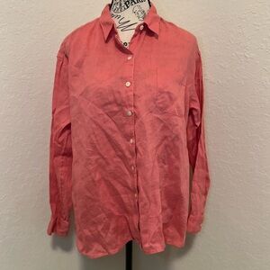 J. Jill Love Linen Button Down Blouse